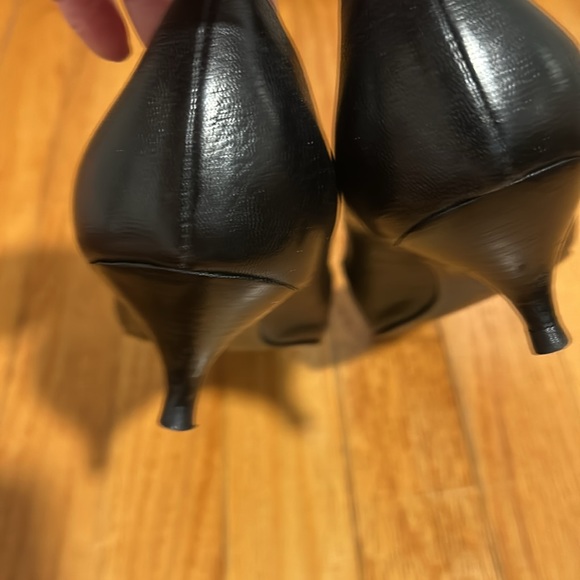 Black kitten heel made in Italy - Picture 2 of 4